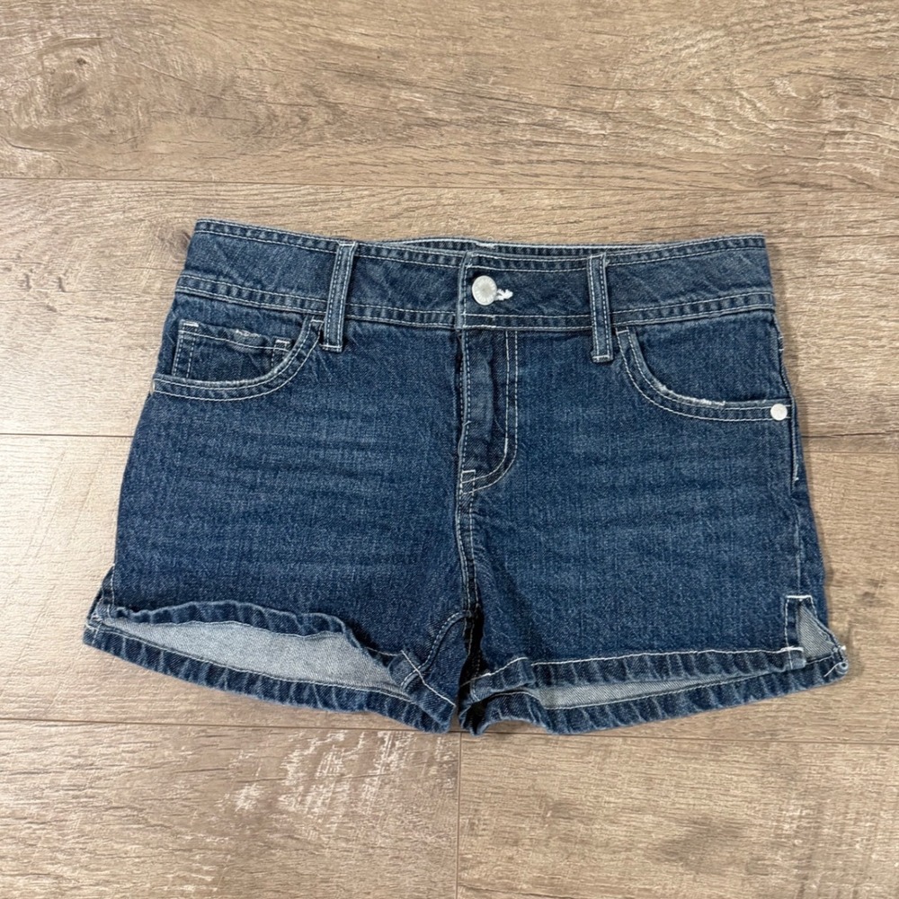 Art Class Girls Dark Wash Denim Shorts Size L 10/12